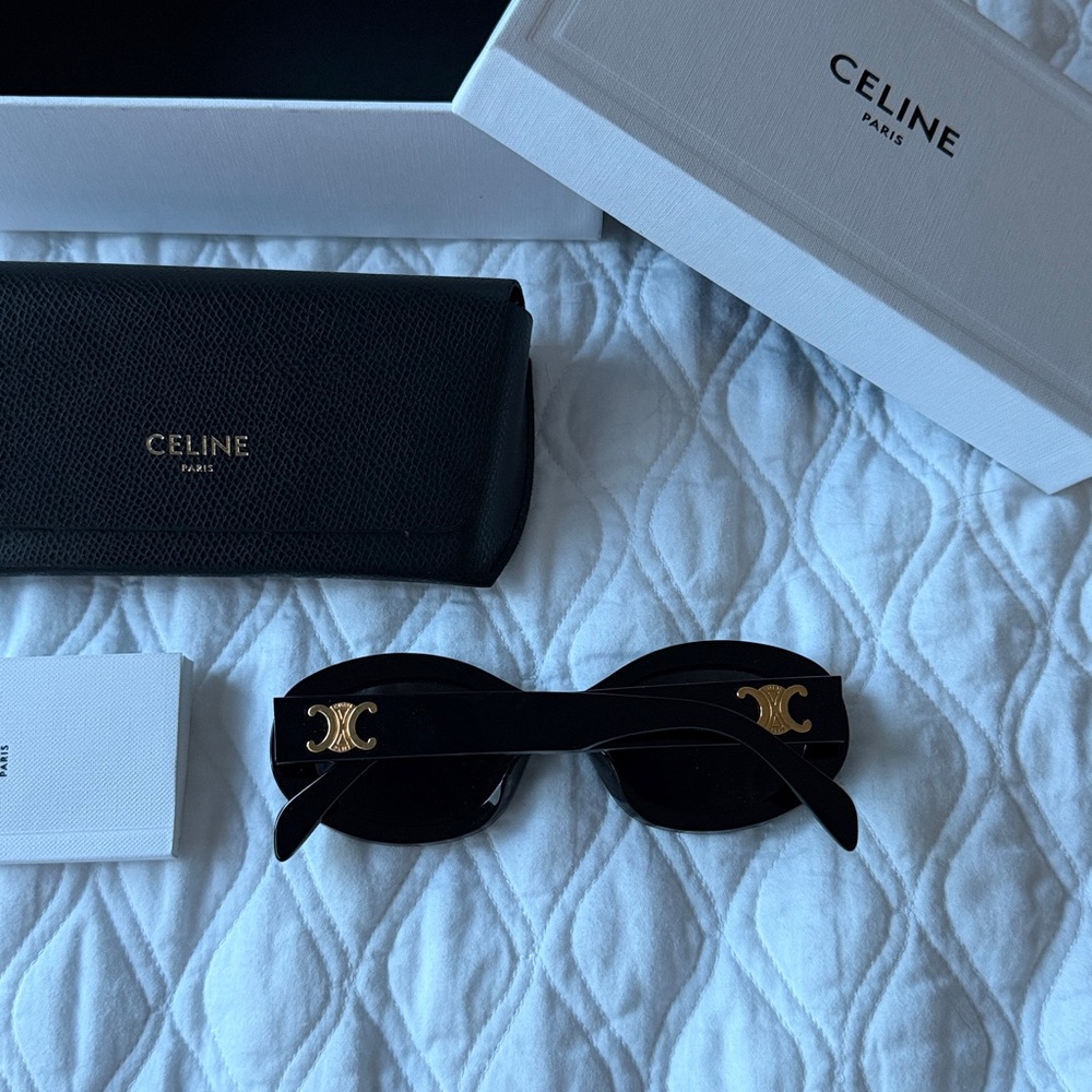 Celine Triomphe Oval Sunglasses - Picture 14 of 14